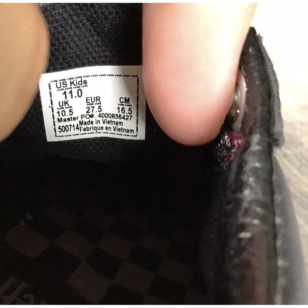 Vans Old Skool X Harry Potter Youth Size 11 Kids Kids Deathly Hallows Black Shoe